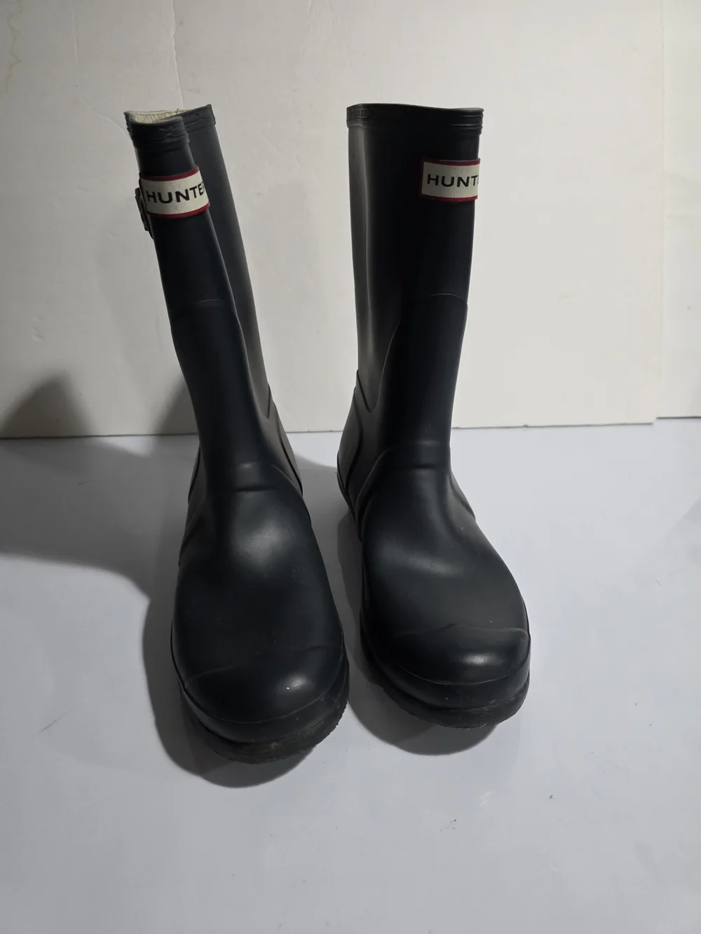 Hunter Boots Mid Rain Boots for Women Short Blue Size 10f 9m